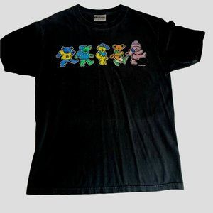 Grateful Dead Dancing Bears Size Large  Grateful Dead Tag Hundred CO